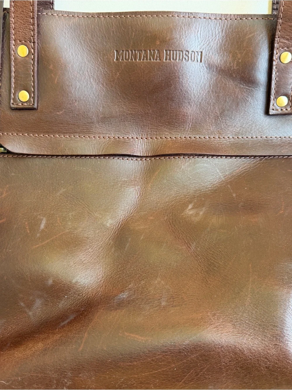Brown Leather Tote Bag